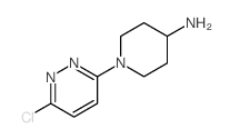 1-(6-Chloropyridazin-3-yl)piperidin-4-amine Structure