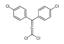1-chloro-4-[3,3-dichloro-1-(4-chlorophenyl)propa-1,2-dienyl]benzene结构式