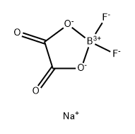 二氟草酸硼酸钠结构式