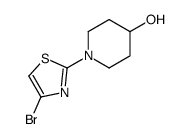 4-溴-2-(4-羟基哌啶)噻唑结构式