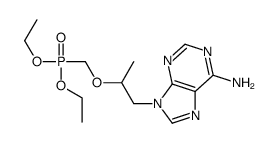 9-[1,1,2,3,3,3-hexadeuterio-2-(diethoxyphosphorylmethoxy)propyl]purin-6-amine Structure