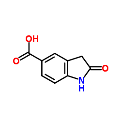5-羧基吲哚-2-酮结构式