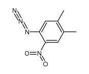 1-azido-4,5-dimethyl-2-nitrobenzene Structure