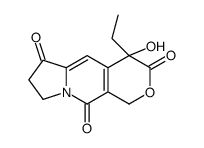 4-乙基-7,8-二氢-4-羟基-1H-吡喃并[3,4-f]吲哚嗪-3,6,10(4H)-三酮结构式