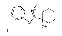 1-(3-methyl-1,3-benzothiazol-3-ium-2-yl)cyclohexan-1-ol,iodide Structure