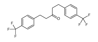 1,5-Bis[4-(trifluoromethyl)phenyl]-3-pentanone结构式