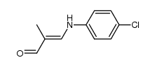 α-methyl-β-(p-chloroanilino)acrolein结构式