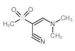 3-(DIMETHYLAMINO)-2-(METHYLSULFONYL)ACRYLONITRILE结构式