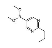 Boronic acid, (2-propyl-5-pyrimidinyl)-, dimethyl ester (9CI)结构式