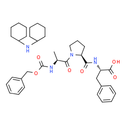 N-CBZ-ALA-PRO-PHE DICYCLOHEXYLAMMONIUM结构式