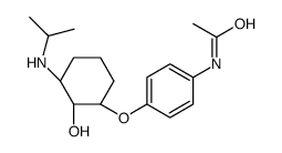 N-[4-[(1S,2S,3R)-2-hydroxy-3-(propan-2-ylamino)cyclohexyl]oxyphenyl]acetamide结构式