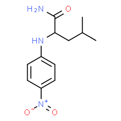 N~2~-(4-nitrophenyl)leucinamide structure