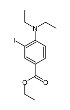 4-(二乙基氨基)-3-碘苯甲酸乙酯结构式