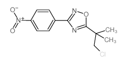 5-(1-Chloro-2-methylpropan-2-yl)-3-(4-nitrophenyl)-1,2,4-oxadiazole picture