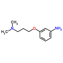 3-[3-(二甲基氨基)丙氧基]苯胺结构式