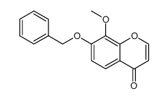 7-benzyloxy-8-methoxychromone Structure