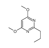 4,6-dimethoxy-2-propylpyrimidine Structure