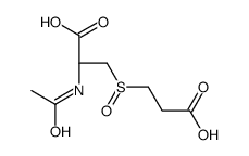 N-acetyl-S-(2-carboxyethyl)cysteine sulfoxide Structure