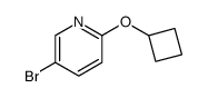 5-溴-2-环丁氧基吡啶结构式