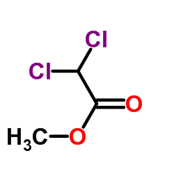 Methyldichloroacetate structure