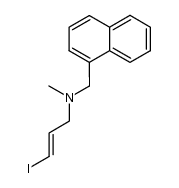 (E)-3-iodo-N-methyl-N-(naphthalen-1-ylmethyl)prop-2-en-1-amine结构式