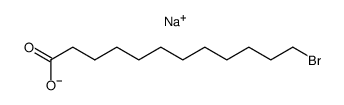 sodium salt of 12-bromododecanoic acid Structure