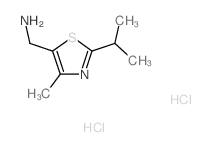 (2-Isopropyl-4-methyl-1,3-thiazol-5-yl)-methylamine dihydrochloride Structure