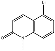 5-Bromo-1-methyl-1H-quinolin-2-one结构式