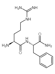 H-Arg-Phe-NH2 hydrochloride salt structure