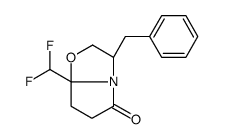 (3R)-3-苄基-7a-(二氟甲基)四氢吡咯并[2,1-b]噁唑-5(6H)-酮结构式