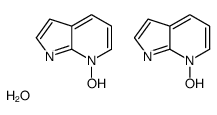 7-氮杂吲哚N-氧化物 半水合物结构式