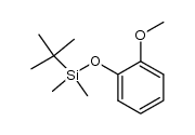 tert-butyl(2-methoxyphenoxy)dimethylsilane Structure