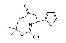 (R)-3-((叔丁氧羰基)氨基)-3-(呋喃-2-基)丙酸图片