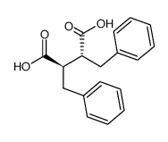 (1R,2R)-1,2-bisbenzylethane-1,2-dicarboxylic acid结构式