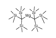 bis[tris(trimethylsilyl)methyl]magnesium Structure