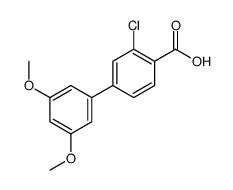 3-氯-3,5-二甲氧基-[1,1-联苯]-4-羧酸结构式