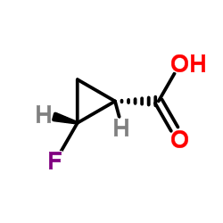 (1R,2R)-2-氟环丙烷甲酸结构式