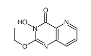 (9CI)-2-乙氧基-3-羟基吡啶并[3,2-d]嘧啶-4(3H)-酮结构式