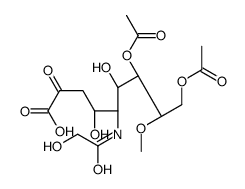 8-O-methyl-7,9-di-O-acetyl-N-glycolylneuraminic acid structure