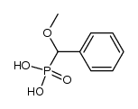α-methoxybenzylphosphonic acid Structure
