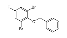 2-(Benzyloxy)-1,3-dibromo-5-fluorobenzene结构式