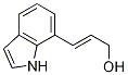 (E)-3-(1H-indol-7-yl)prop-2-en-1-ol结构式