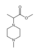 1-Piperazineaceticacid,-alpha-,4-dimethyl-,methylester(9CI)结构式