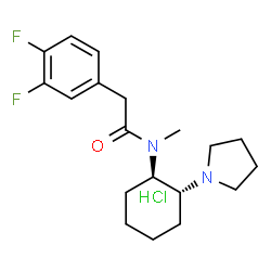 3,4-difluoro U-50488 (hydrochloride)结构式