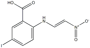 5-Iodo-2-(2-nitro-vinylamino)-benzoic acid结构式