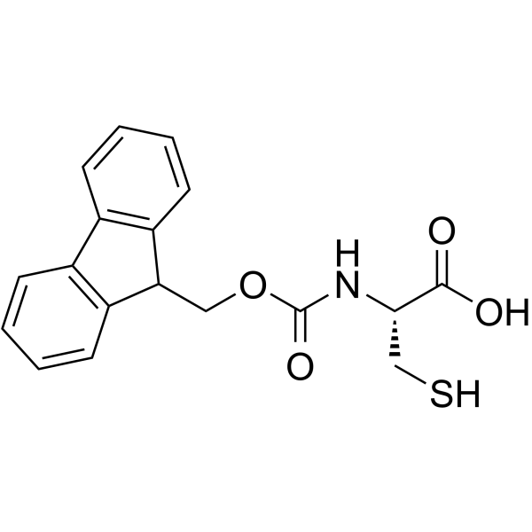 Fmoc-L-cysteine Structure