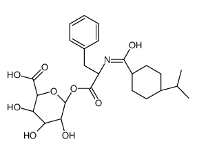 ent-Nateglinide Acyl-β-D-glucuronide Benzyl Ester结构式