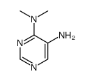 (8CI)-5-氨基-4-(二甲基氨基)-嘧啶结构式