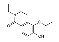 3-乙氧基-N,N-二乙基-4-羟基苯甲酰胺结构式