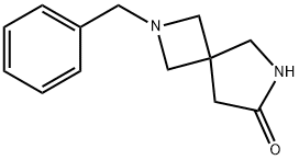 2-苄基-2,6-二氮杂螺[3.4]辛烷-7-酮结构式